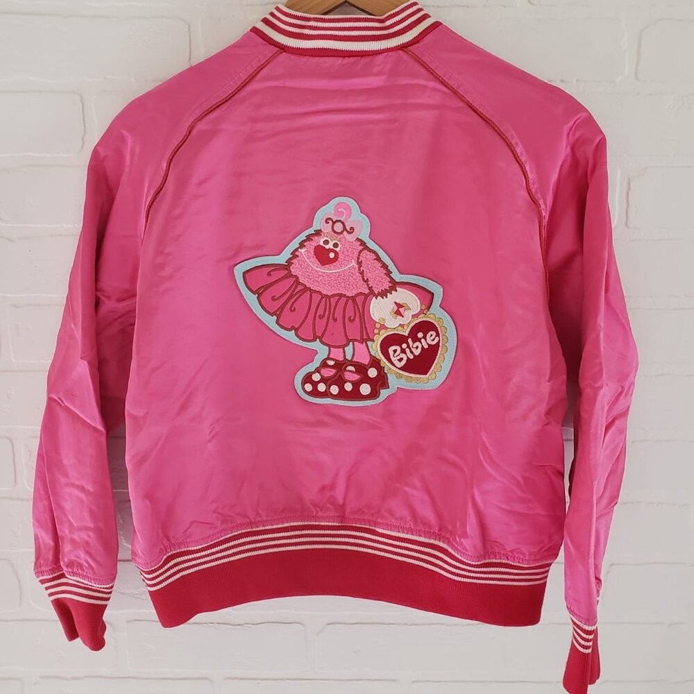 Vintage Oilily Bibie Satin Bomber Jacket Girls Size 152 / 12y